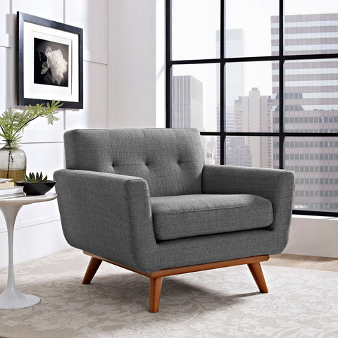Engage Upholstered Fabric Armchair Modway Model: eei-1178