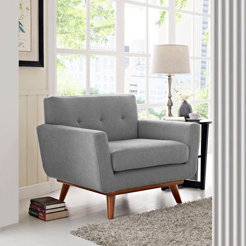 Engage Upholstered Fabric Armchair Modway Model: eei-1178