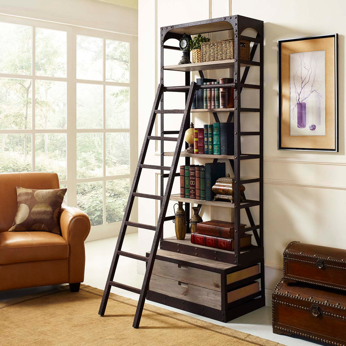 Velocity Wood Bookshelf Modway Model: eei-1211