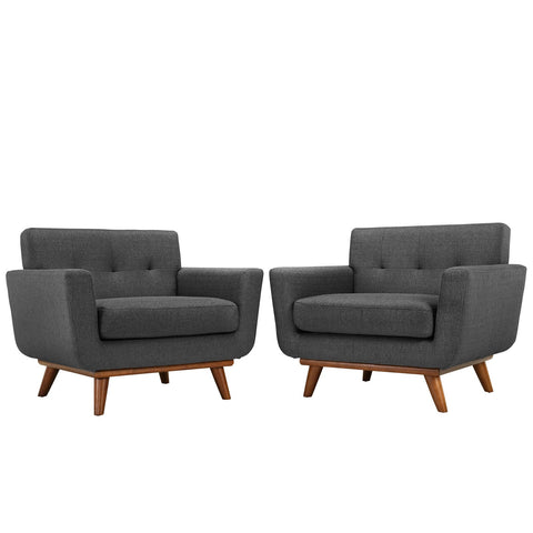 Engage Armchair Wood Set of 2 Modway Model: eei-1284