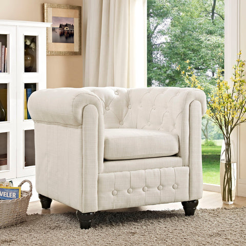 Earl Upholstered Fabric Armchair Modway Model: eei-1410