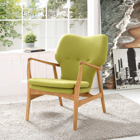 Heed Upholstered Fabric Lounge Chair Modway Model: eei-1442