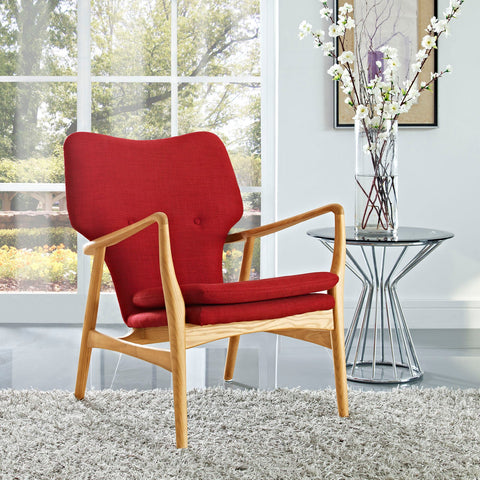 Heed Upholstered Fabric Lounge Chair Modway Model: eei-1442