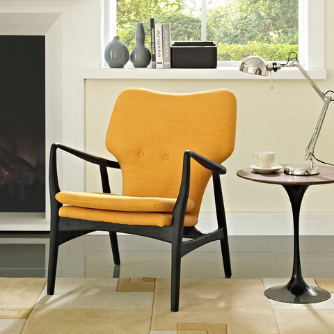 Heed Upholstered Fabric Lounge Chair Modway Model: eei-1442