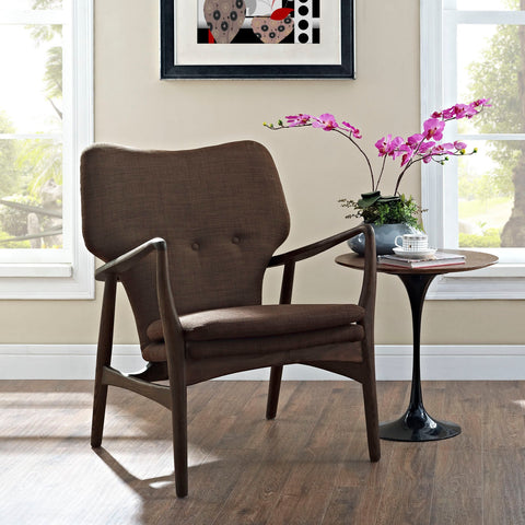 Heed Upholstered Fabric Lounge Chair Modway Model: eei-1442