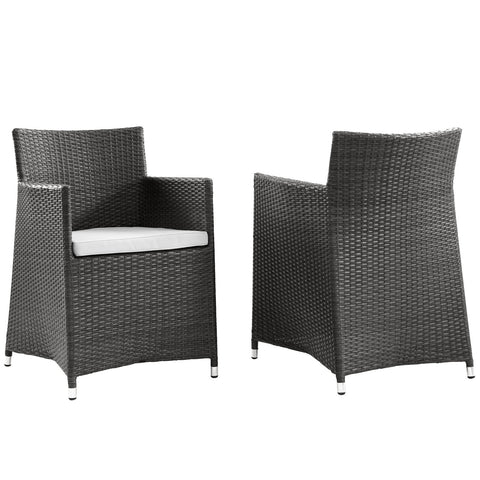 Junction Armchair Outdoor Patio Wicker Set of 2 Modway Model: eei-1738