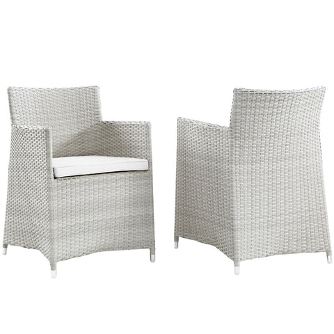 Junction Armchair Outdoor Patio Wicker Set of 2 Modway Model: eei-1738
