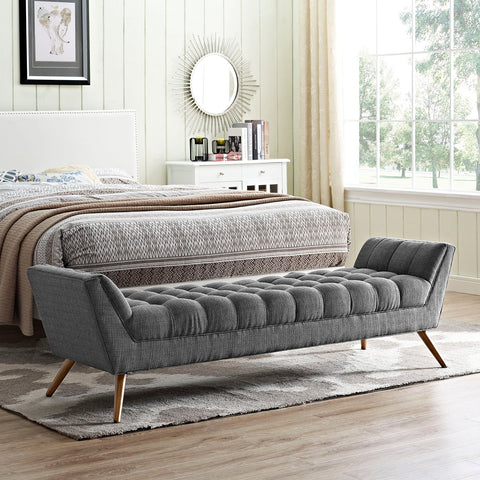 Response Upholstered Fabric Bench Modway Model: eei-1790