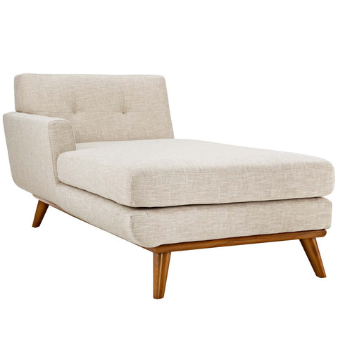 Engage Left-Facing Upholstered Fabric Chaise Modway Model: eei-1793