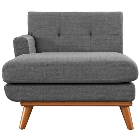 Engage Left-Facing Upholstered Fabric Chaise Modway Model: eei-1793