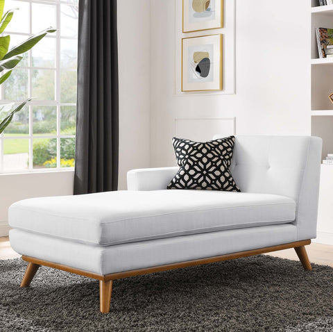 Engage Left-Facing Upholstered Fabric Chaise Modway Model: eei-1793