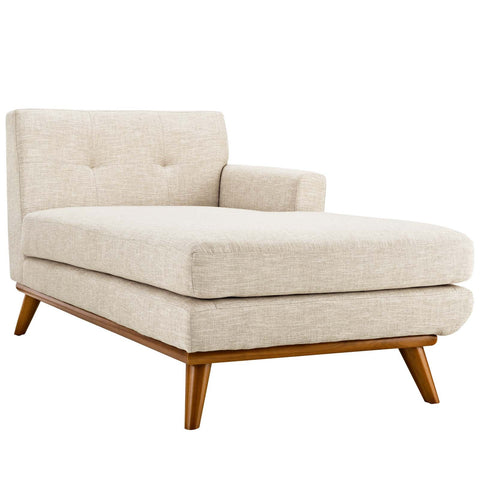 Engage Right-Facing Upholstered Fabric Chaise Modway Model: eei-1794