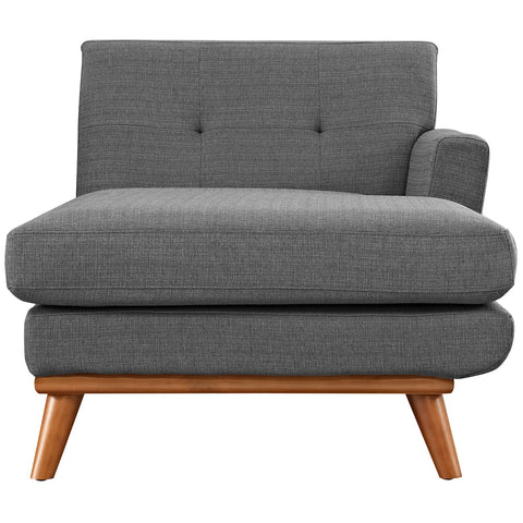 Engage Right-Facing Upholstered Fabric Chaise Modway Model: eei-1794