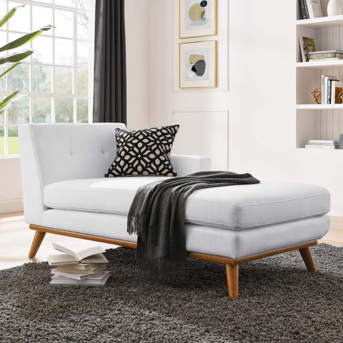 Engage Right-Facing Upholstered Fabric Chaise Modway Model: eei-1794