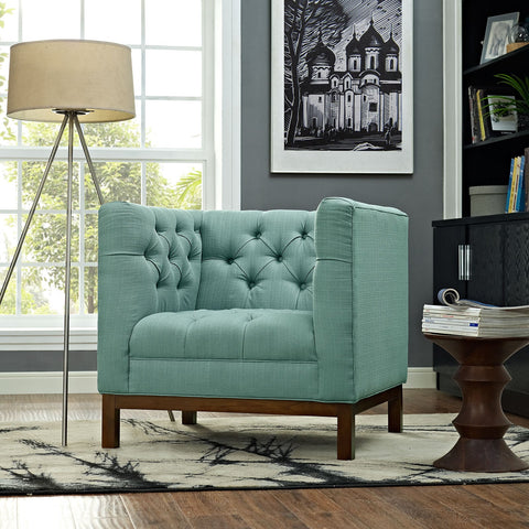 Panache Upholstered Fabric Armchair Modway Model: eei-1801
