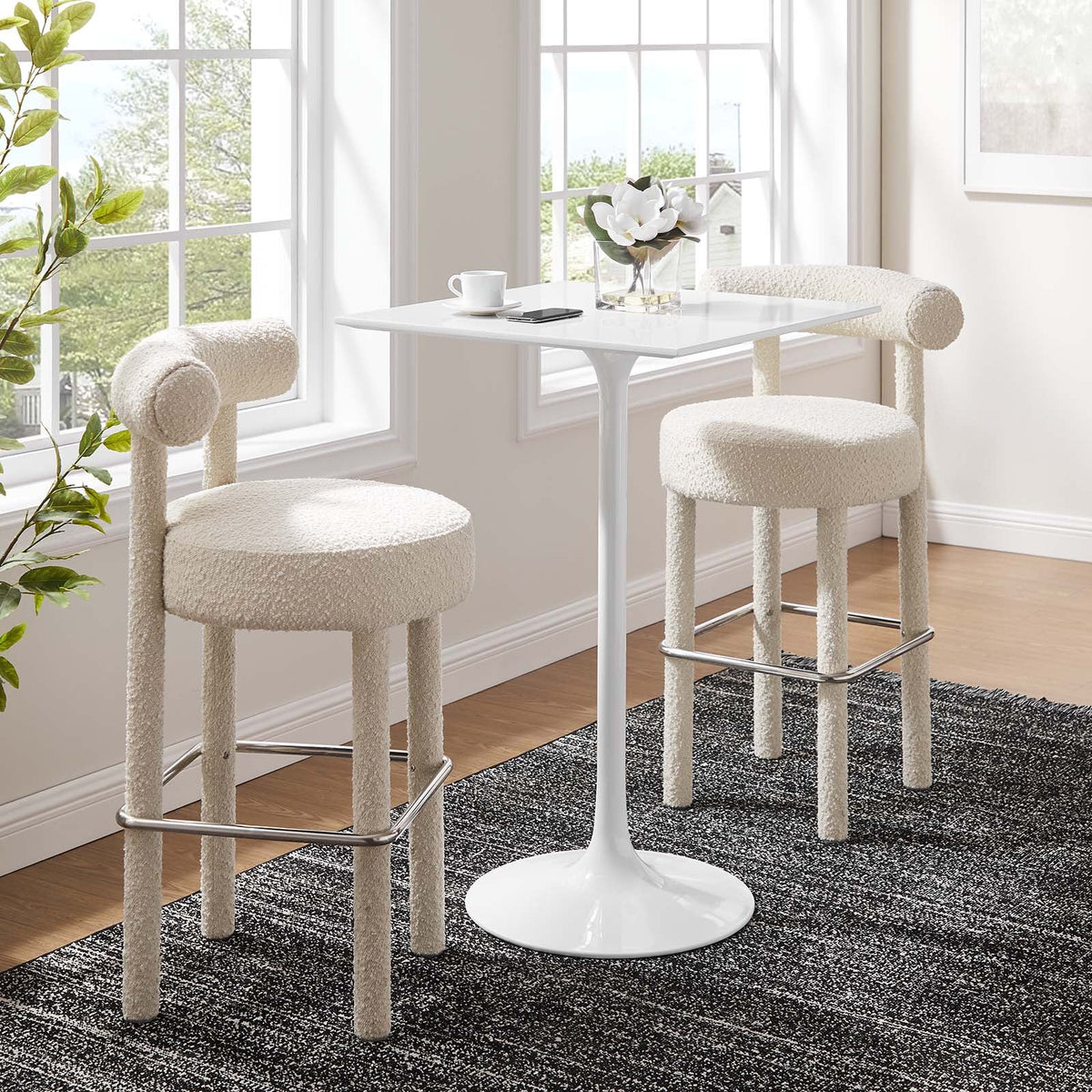 Lippa 28" Square Bar Table Modway Model: eei-1826