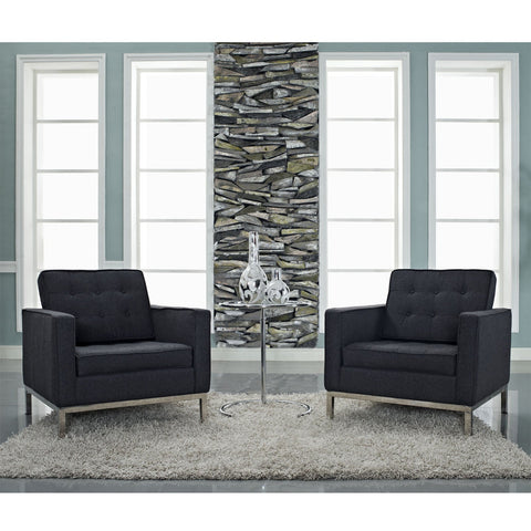 Loft Wool Armchair Modway Model: eei-184