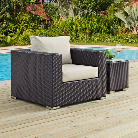 Convene Outdoor Patio Armchair Modway Model: eei-1906