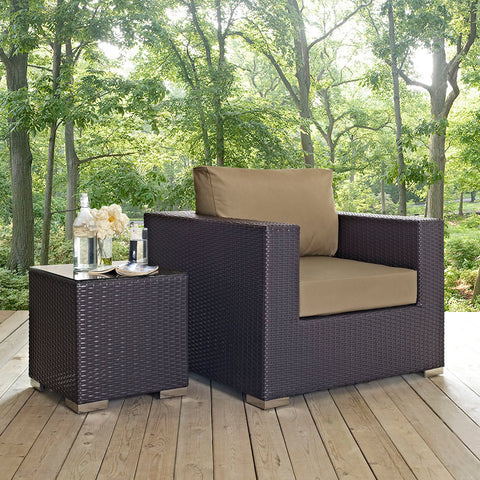 Convene Outdoor Patio Armchair Modway Model: eei-1906
