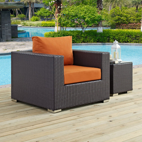 Convene Outdoor Patio Armchair Modway Model: eei-1906