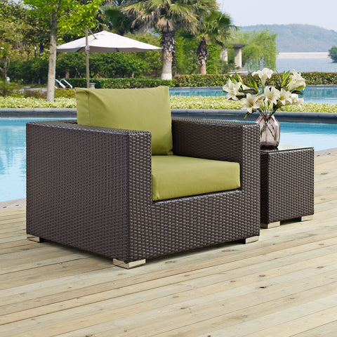 Convene Outdoor Patio Armchair Modway Model: eei-1906