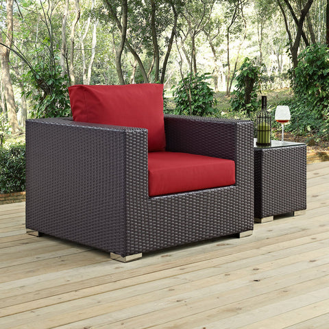 Convene Outdoor Patio Armchair Modway Model: eei-1906