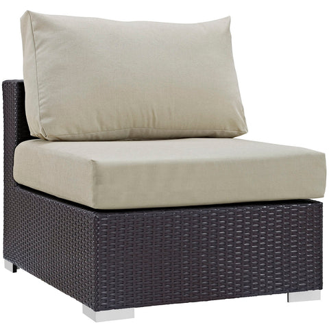 Convene Outdoor Patio Armless Modway Model: eei-1910
