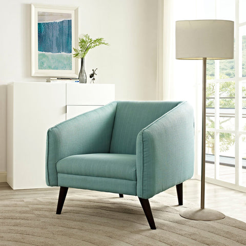 Slide Upholstered Fabric Armchair Modway Model: eei-2132