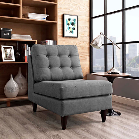 Empress Upholstered Fabric Lounge Chair Modway Model: eei-2140