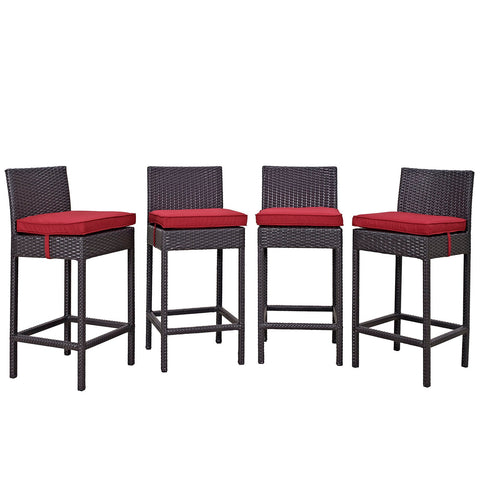 Convene 4 Piece Outdoor Patio Pub Set Modway Model: eei-2218
