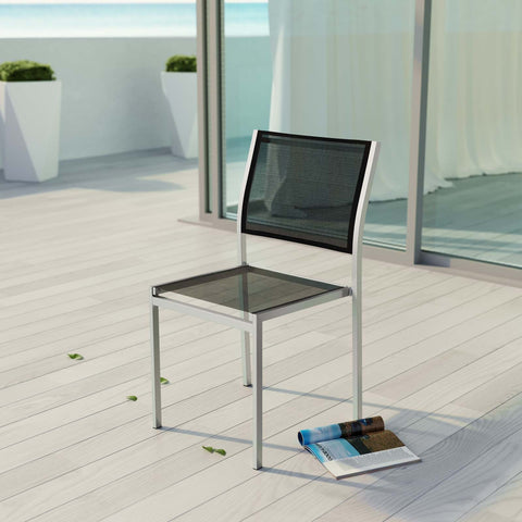 Shore Outdoor Patio Aluminum Side Chair Modway Model: eei-2259