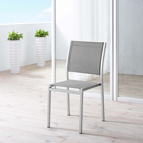 Shore Outdoor Patio Aluminum Side Chair Modway Model: eei-2259
