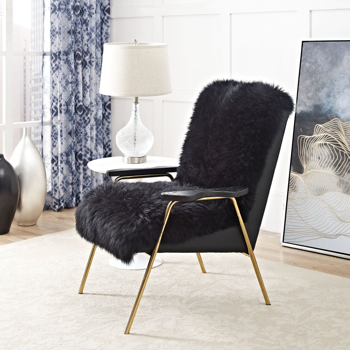Sprint Sheepskin Armchair Modway Model: eei-2305