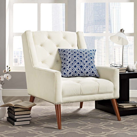 Peruse Velvet Armchair Modway Model: eei-2306