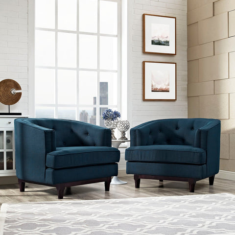 Coast Armchairs Set of 2 Modway Model: eei-2449