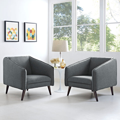 Slide Armchairs Set of 2 Modway Model: eei-2452