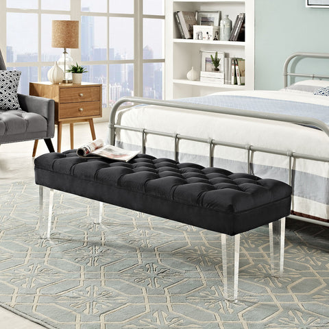 Valet Performance Velvet Bench Modway Model: eei-2460