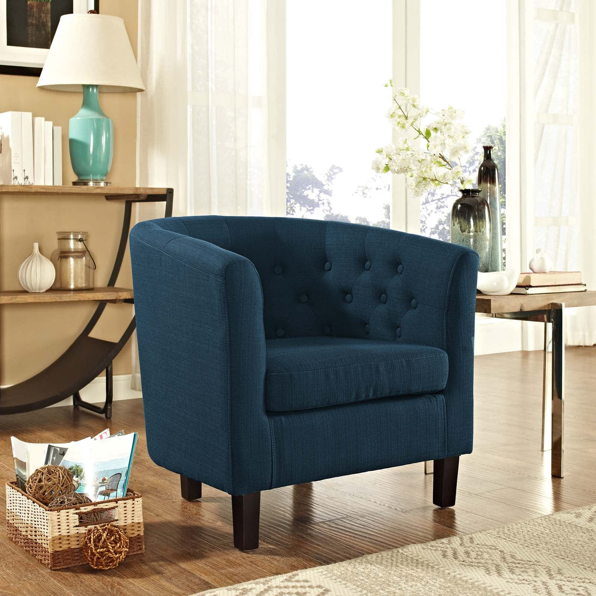 Prospect Upholstered Fabric Armchair Modway Model: eei-2551