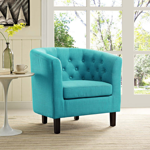 Prospect Upholstered Fabric Armchair Modway Model: eei-2551