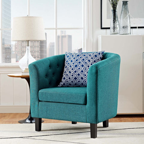 Prospect Upholstered Fabric Armchair Modway Model: eei-2551
