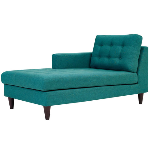 Empress Left-Arm Upholstered Fabric Chaise Modway Model: eei-2596