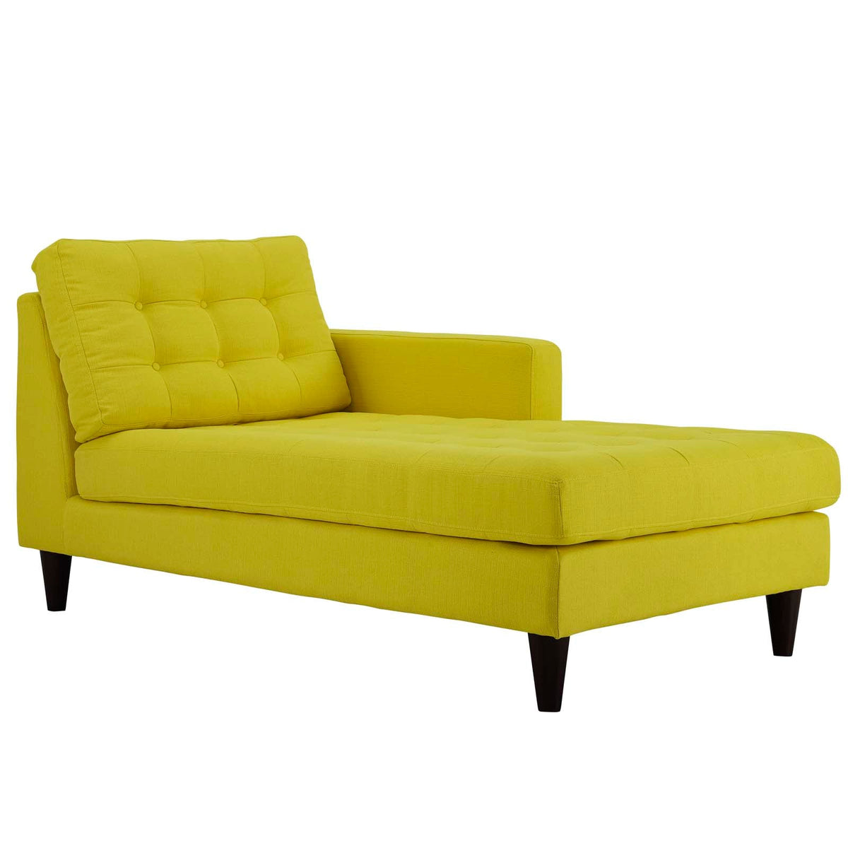 Empress Right-Arm Upholstered Fabric Chaise Modway Model: eei-2597