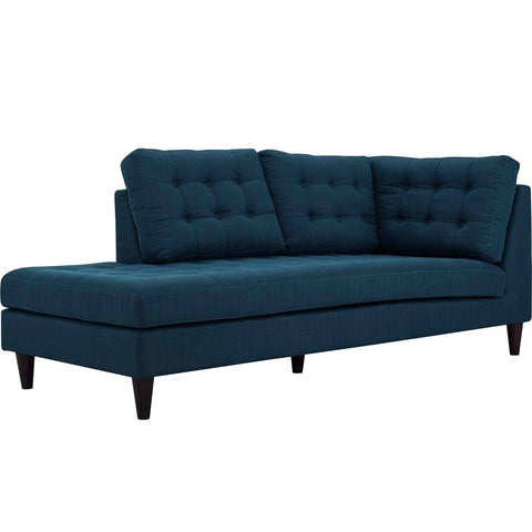 Empress Upholstered Fabric Left Facing Bumper Modway Model: eei-2611