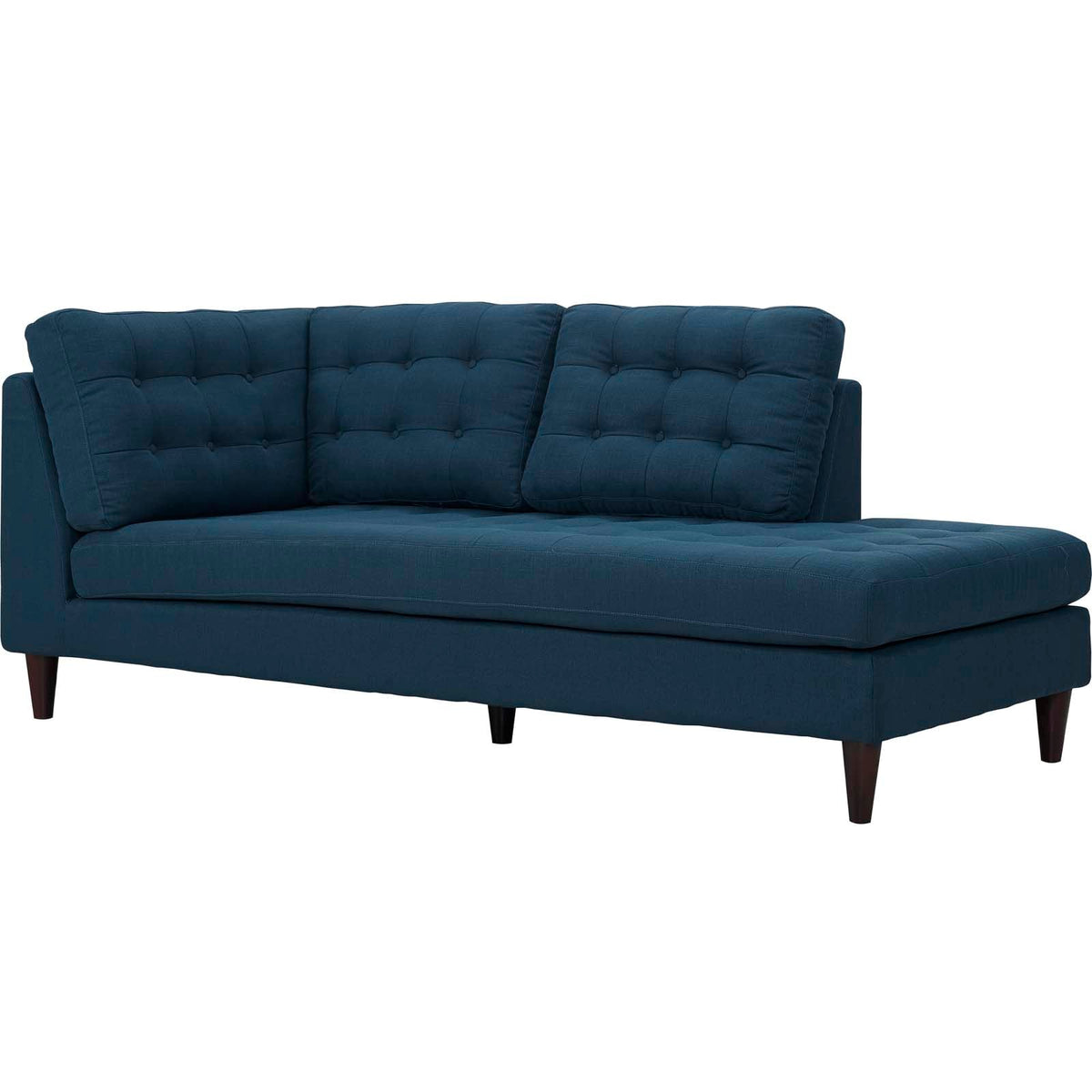 Empress Upholstered Fabric Right Facing Bumper Modway Model: eei-2612
