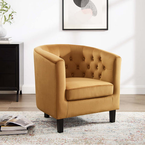 Prospect Performance Velvet Armchair Modway Model: eei-2613