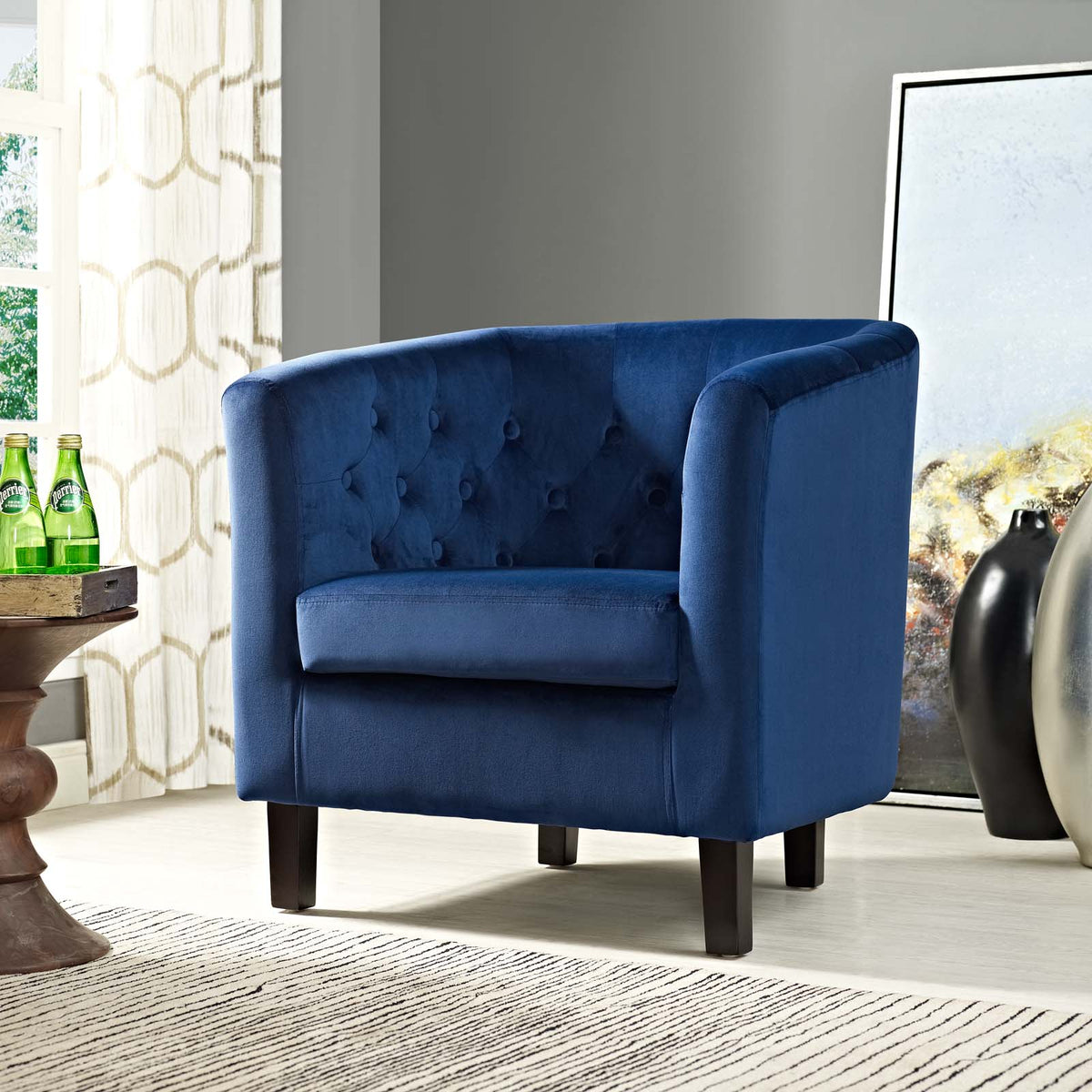 Prospect Performance Velvet Armchair Modway Model: eei-2613