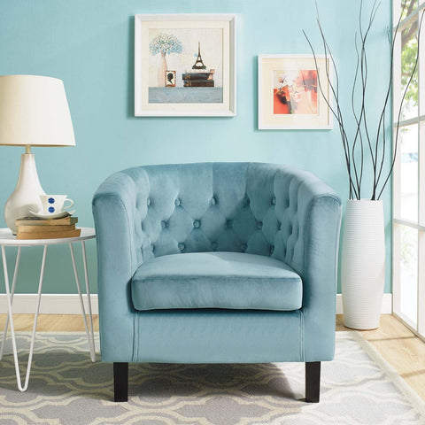 Prospect Performance Velvet Armchair Modway Model: eei-2613