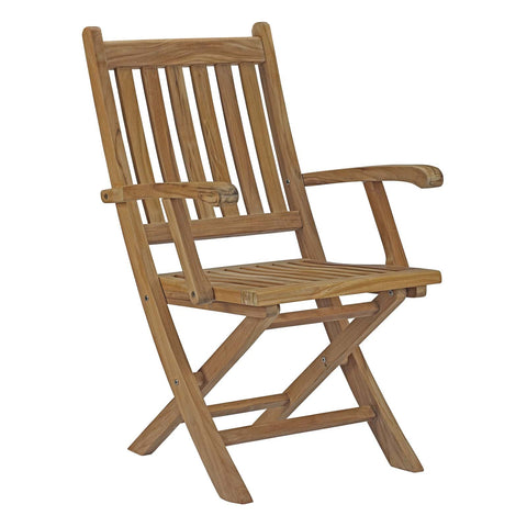 Marina Outdoor Patio Teak Folding Chair Modway Model: eei-2703