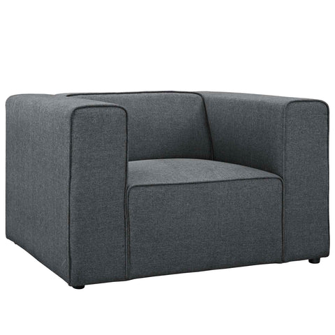 Mingle Upholstered Fabric Armchair Modway Model: eei-2718