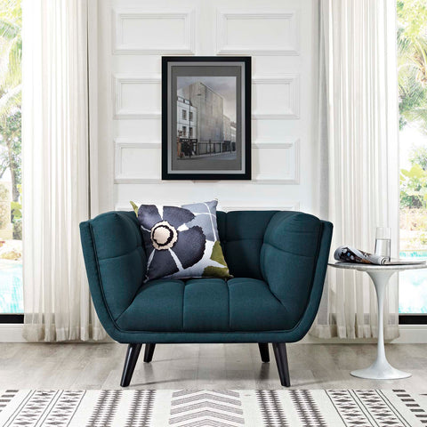 Bestow Upholstered Fabric Armchair Modway Model: eei-2732